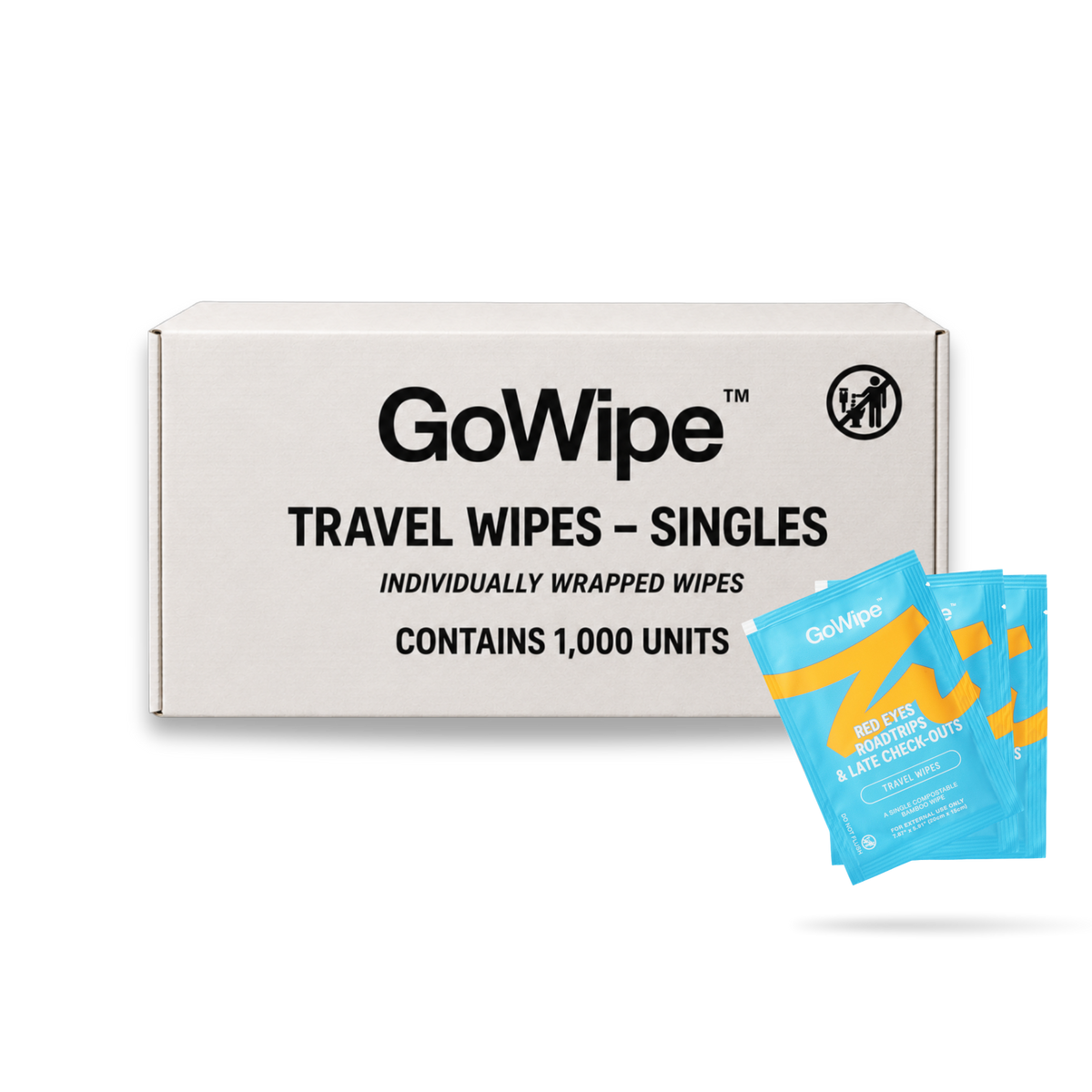 TRAVEL WIPES BULK CASES